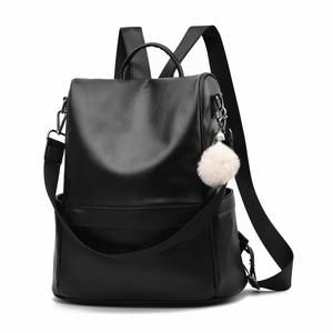 Women Backpack Purse PU Leather Anti-theft Casual Shoulder Bag Fashion😙